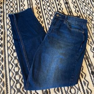 Love Indigo - mid rise dark blue jeans
